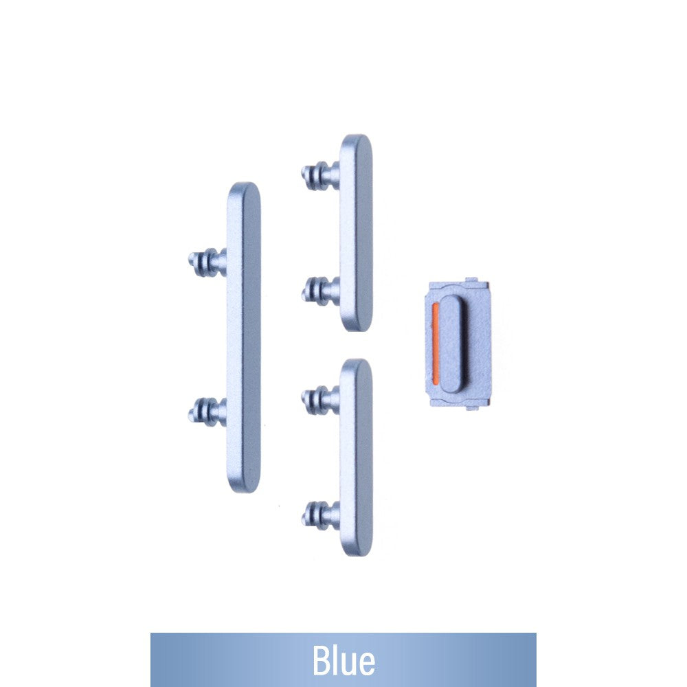 Power & Volume Button Set for iPhone 14 / 14 Plus-Blue Power & Volume Button Set for iPhone 14 / 14 Plus-Blue